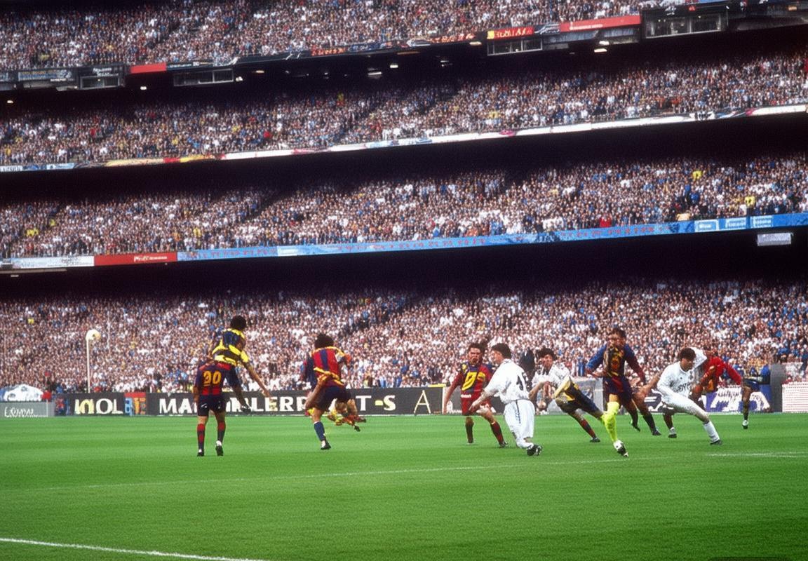 巴萨与皇马世纪对决：激情火花瞬间回顾(图2)