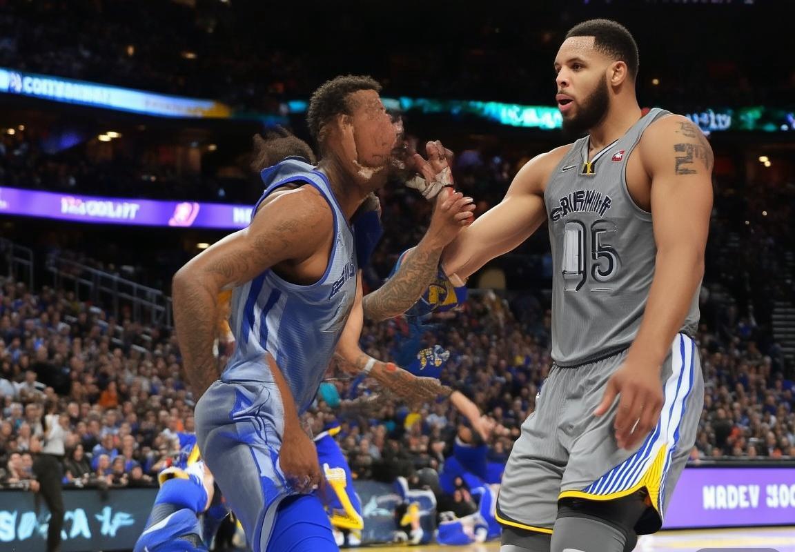 灰熊VS勇士：内线对决外线火力，战术解析回顾(图2)